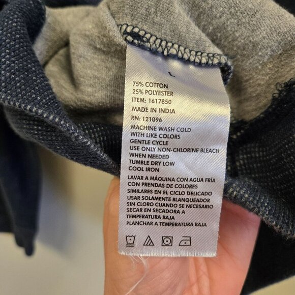 Copper & Oak Legacy Supply Co. Mens Blue Thermal Long Sleeve Crewneck shirt Size - Picture 3 of 7